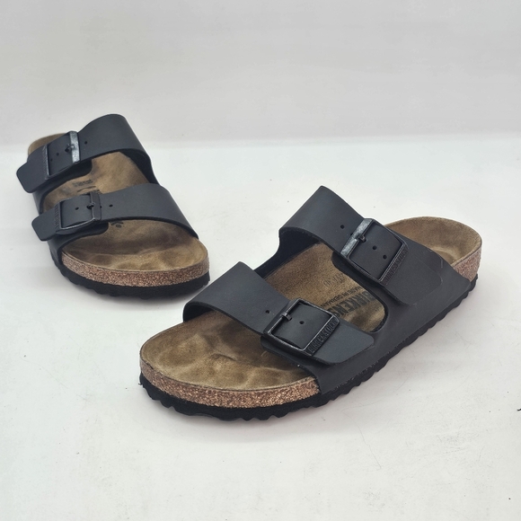 Birkenstock Arizona Black Cork Footbed Sandals Size 39 (US 8–8.5 Women) - Picture 9 of 9